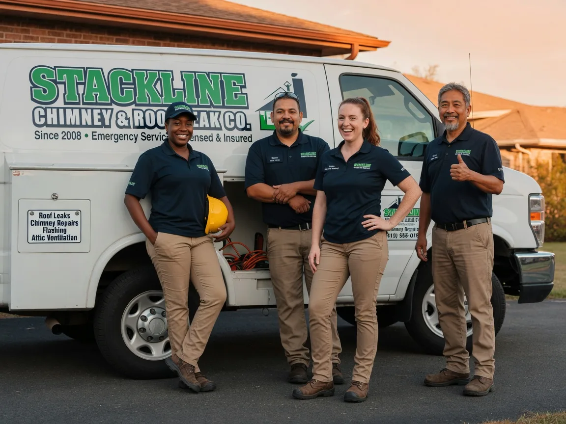 Chimney flashing repair company in Plano, TX